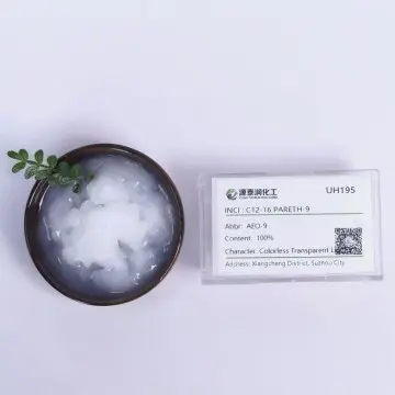 AEO-9 Alcohol Polyoxyethylene Ether 9 C12-16 PARETH-9 Emulsifier Dispersing Agent for Personal Care & Home Care Products CAS NO.: 68213-23-0